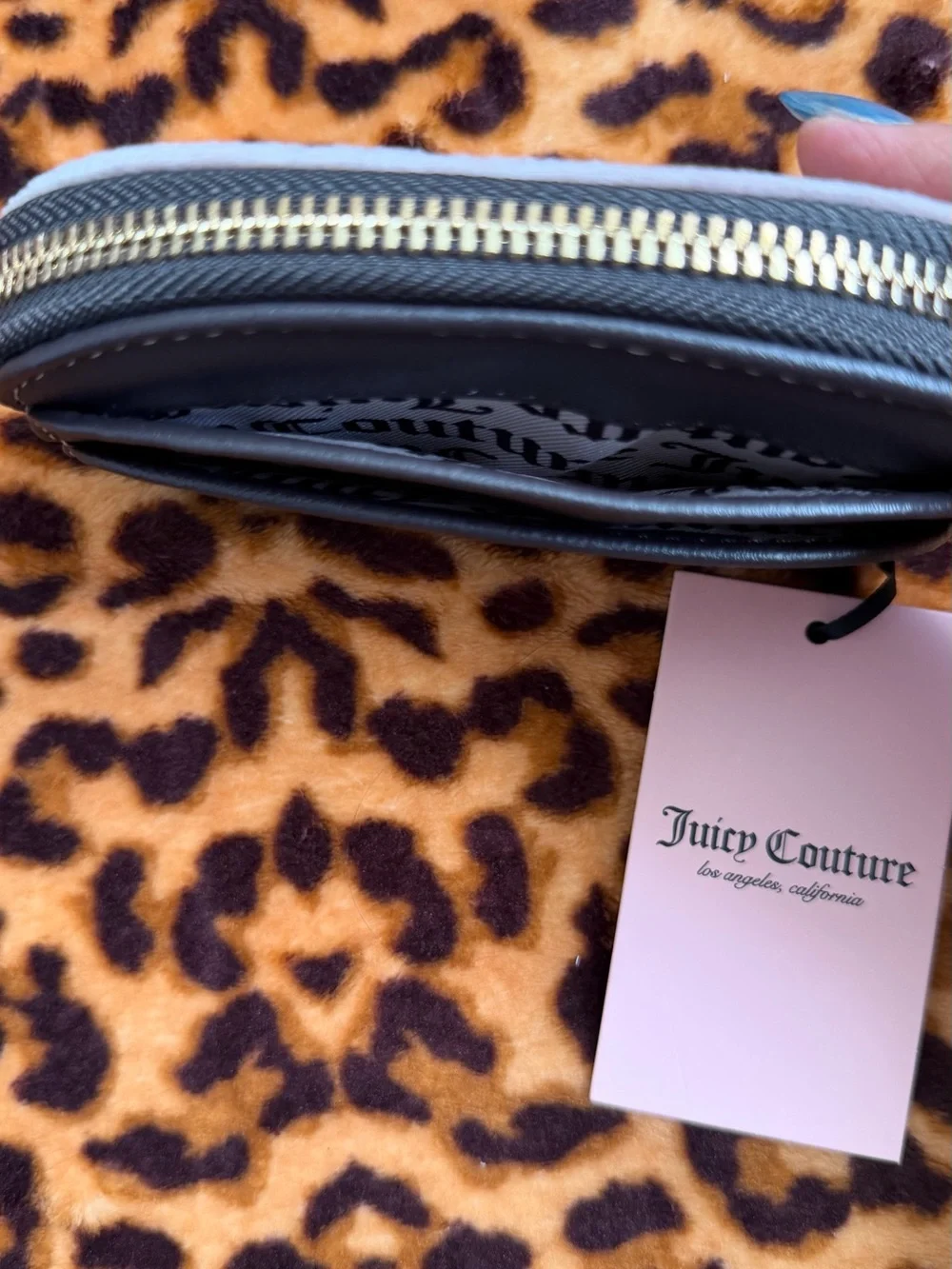 Juicy Couture Pink Velvet Coin Purse